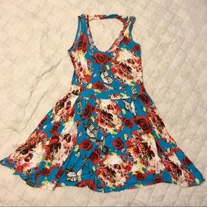 Skull Flower Dress